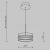 Подвесной светильник Dress code MOD348PL-L18BBS3K