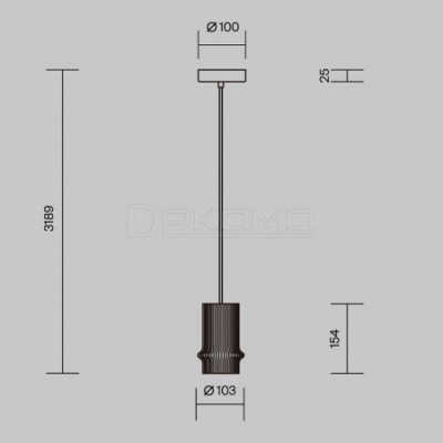 Подвесной светильник Pilastro MOD430PL-L5W3K