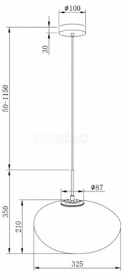 Подвесной светильник Roca MOD004PL-L5S3K