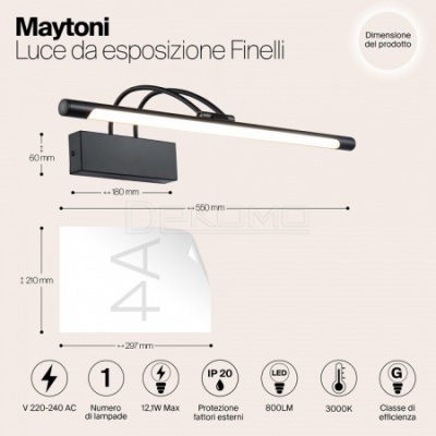 Подсветка для картины Finelli MIR004WL-L12B