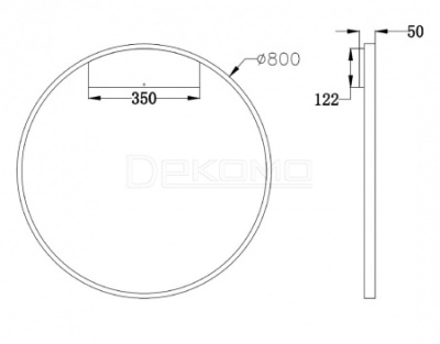 Бра Rim MOD058WL-L50BS4K
