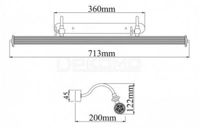 Подсветка для картины Govanni PIC119-44-R