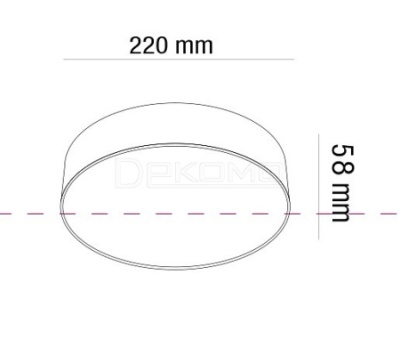 Накладной светильник Zon C032CL-L32W3K