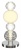 Настольная лампа декоративная Collar MOD301TL-L18CH3K