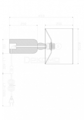Настольная лампа декоративная Forest FR5326TL-01W1