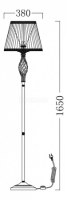 Торшер Grace ARM247-11-G