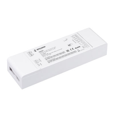 INTELLIGENT ARLIGHT Диммер SMART-CC-205-72-SH-PD-SUF (12-48V, 5x350-1200mA, 2.4G) (IARL, IP20 Пластик, 5 лет)