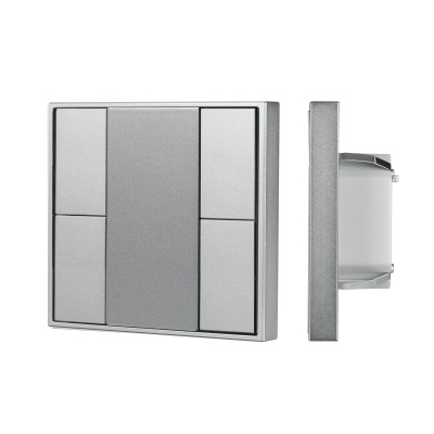 INTELLIGENT ARLIGHT Кнопочная панель DALI-201-23-4K-D2-IN Silver (BUS, Frame) (IARL, IP20 Металл, 3 года)