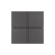 INTELLIGENT ARLIGHT Кнопочная панель KNX-304-23-IN Black (BUS, Frameless) (IARL, IP20 Металл, 2 года)