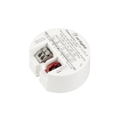 Блок Питания ARJ-SP-16-PFC-R (16W, 15-42V, 0.35-0.4A) (Arlight, IP20 Пластик, 5 лет)