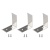Держатель SL-KANT-H55 (Arlight, Металл) Держатель SL-KANT-H55 (Arlight, Металл)