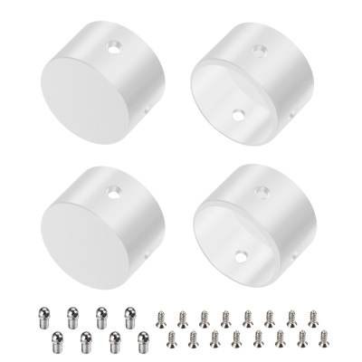 Заглушка WPH-FLEX-D22-360deg WHITE ALU глухая (Arlight, Металл)