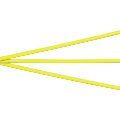 Лента COB-X480-4mm 24V Yellow Volt (4 W/m, IP20, 5m) (Arlight, -)