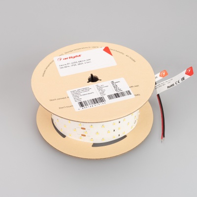 Лента RT 2-2500 24V White6000 5x2 (2835, 875 LED, LUX) (Arlight, 36 Вт/м, IP20)