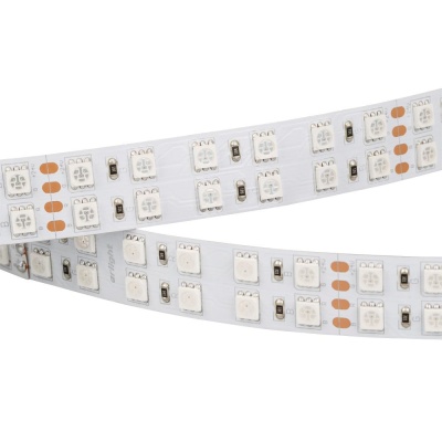 Лента RT 2-5000 24V RGB 2x2 (5060, 720 LED, LUX) (Arlight, 34.4 Вт/м, IP20)