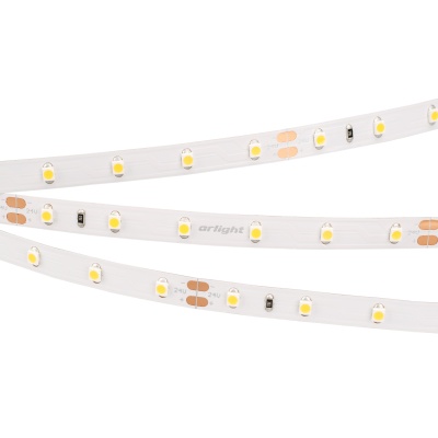 Лента RT 2-5000 24V White6000 (3528, 300 LED, LUX) (Arlight, 4.8 Вт/м, IP20)