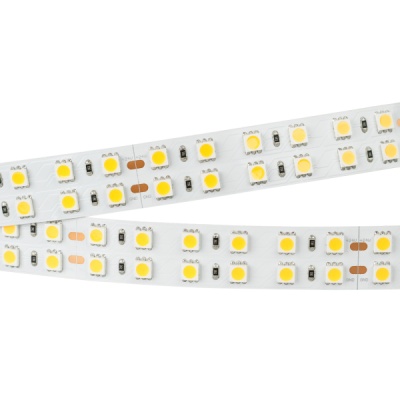 Лента RT 2-5000 24V White6000 2x2 (5060, 720 LED, LUX) (Arlight, 34.4 Вт/м, IP20)
