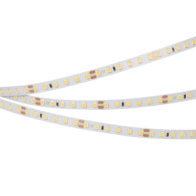 Лента RT-A120-8mm 24V Warm3000 (14.4 W/m, IP20, 2835, 5m) (Arlight, Открытый)