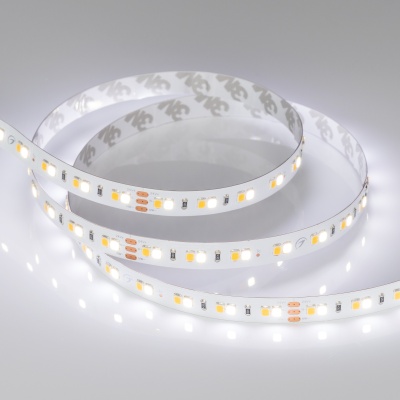 Лента RT-A140-10mm 24V White-MIX (19.2 W/m, IP20, 2835, 5m) (Arlight, Изменяемая ЦТ)