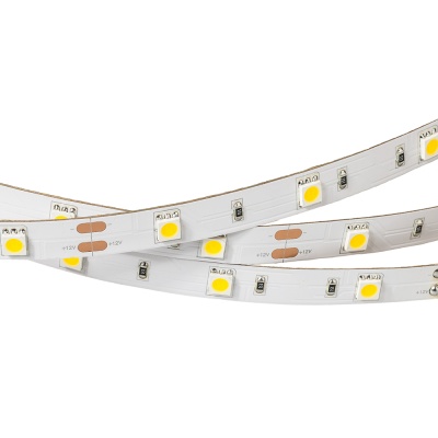 Лента RT2-5050-30-12V Warm White (150 LED) (NormaLED, 7.2 Вт/м, IP20)
