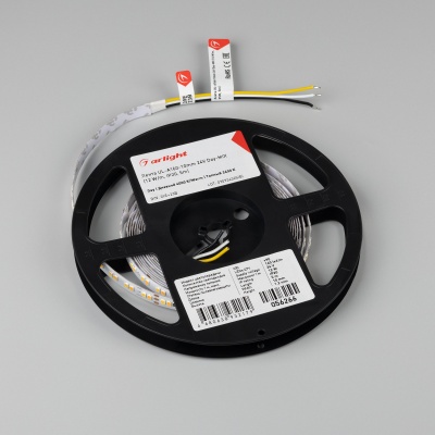 Лента UL-A160-10mm 24V Day-MIX (12 W/m, IP20, 5m) (Arlight, Изменяемая ЦТ)