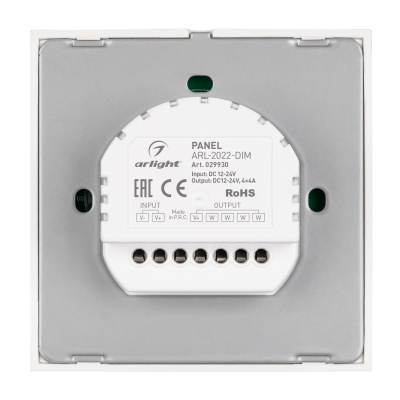 Панель ARL-2022-DIM (12-24V, 4x4A, Sens) (Arlight, IP20 Пластик, 3 года)