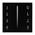 Панель SMART-P34-DIM-IN Black (230V, 0-10V, Sens, 2.4G) (Arlight, IP20 Пластик, 5 лет)