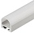 Профиль с экраном SL-LINE-2011-2500 ANOD+OPAL Round (Arlight, Алюминий)