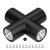 Соединитель профиля ROUND-D36-360-X90 (Arlight, Алюминий) Соединитель профиля ROUND-D36-360-X90 (Arlight, Алюминий)