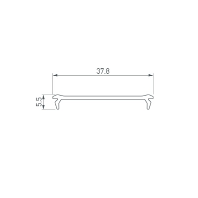 Экран ALM-FLAT-S-2020 CLEAR прозрачный (Arlight, Пластик)