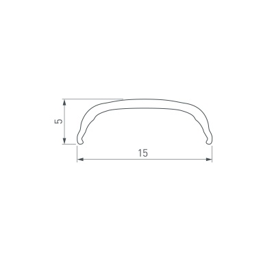 Экран ARH-BENT-W18-2000 Clear (Arlight, Пластик)