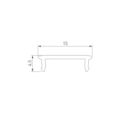 Экран SL-W15-S-2000 OPAL (Arlight, Пластик)