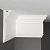 Плинтус потолочный Decomaster D214-115 XPS Полимер 2000*150*38 мм