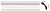 Плинтус потолочный Decomaster D124 (50*50*2000мм)