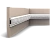 Молдинг Orac Decor P1020 Полиуретан 2000*49*24 мм