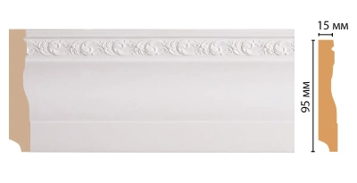 Плинтус напольный Decomaster 153-115 (95*12*2400)