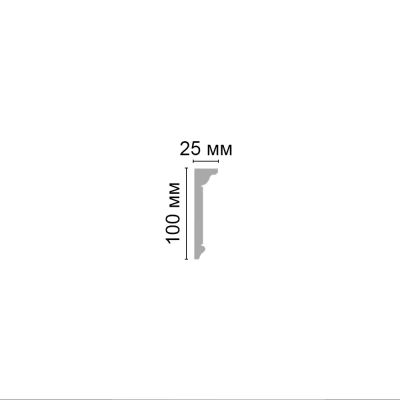 Плинтус Decomaster D218 (100*25*2000 мм)