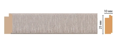 Багет Decomaster 102-19 (25*10*2400)