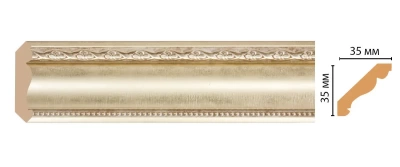 Карниз потолочный Decomaster 155S-937 (35*35*2400)