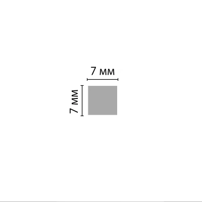 Молдинг Decomaster 137 (7*7*2900 мм)