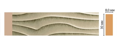 Цветной молдинг Decomaster D044-373 (30*8*2400)