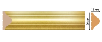 Цветной молдинг Decomaster D001-374 (26*13*2400)