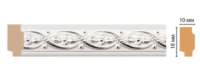 Цветной молдинг Decomaster 158-7D (18*10*2400)