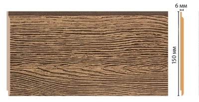 Цветной молдинг Decomaster 138-1069 (150*6*2400)