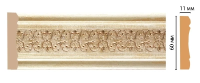 Цветной молдинг Decomaster 164-281 (59*11*2400)