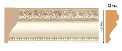 Цветной молдинг Decomaster 161-937 (59*21*2400)