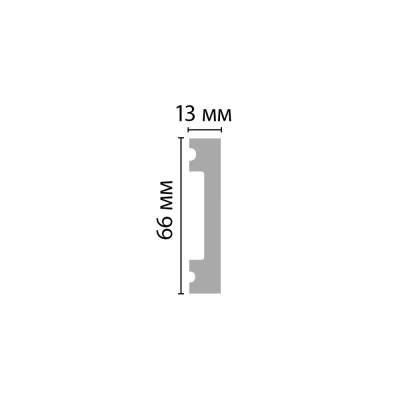 Плинтус напольный Decomaster D157 (66*13*2900мм)