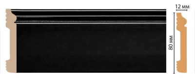 Плинтус напольный Decomaster D005-195 (79*12*2400)