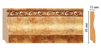 Плинтус напольный Decomaster 153-552 (95*12*2400)