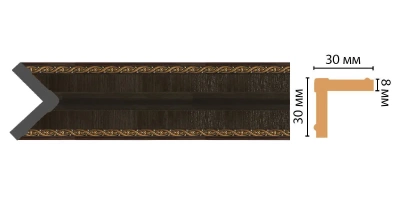 Угол Decomaster 116-1 (30*30*2400мм)